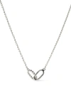Ana Luisa Pendant Necklace In White