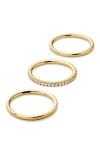 Ana Luisa Ring Set In Gold