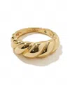 Ana Luisa Rope Bold Gold Twist Ring In Gold