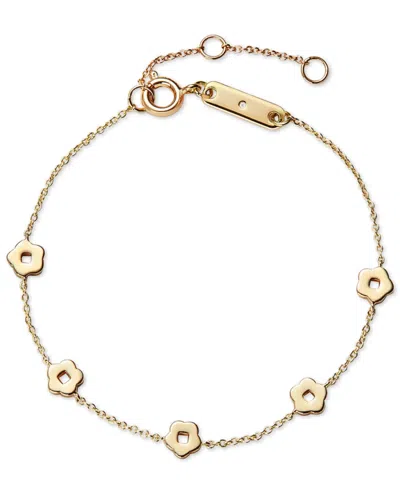 Ana Luisa Rowena Gold-plated Flower Bracelet