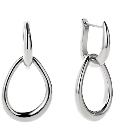 Ana Luisa Sage Rhodium-plated Drop Earrings In Metallic
