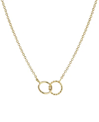 Ana Luisa Sam Gold-plated Interlocking Circles Necklace