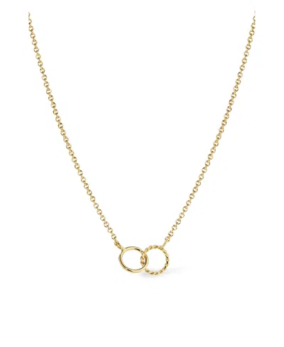 Ana Luisa Sam Interlocking Circles Necklace In Gold