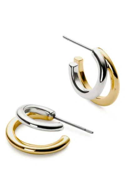 Ana Luisa Scarlett Double Hoop Earrings In Multi