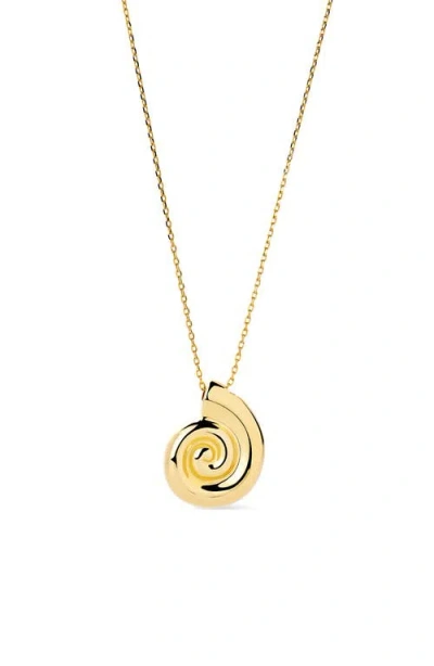 Ana Luisa Shell Necklace In Gold