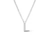 Ana Luisa Silver Initial Necklace In Silver