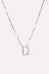 Ana Luisa Silver Letter Initial Necklace, Women's At Urban Outfitters