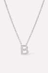 Ana Luisa Silver Letter Initial Necklace, Women's At Urban Outfitters