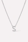 Ana Luisa Silver Letter Initial Necklace, Women's At Urban Outfitters