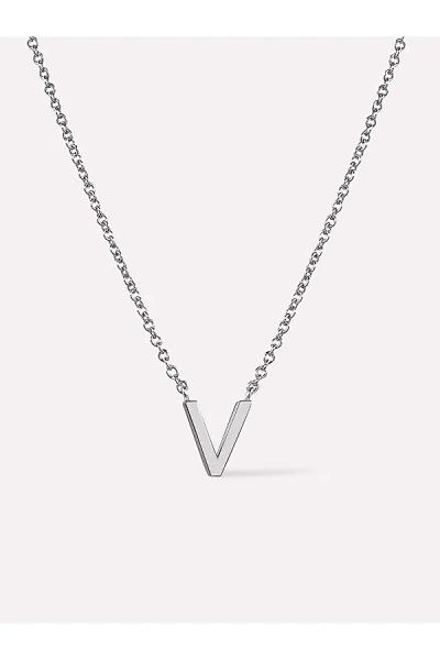 Ana Luisa Silver Letter Initial Necklace, Women's At Urban Outfitters