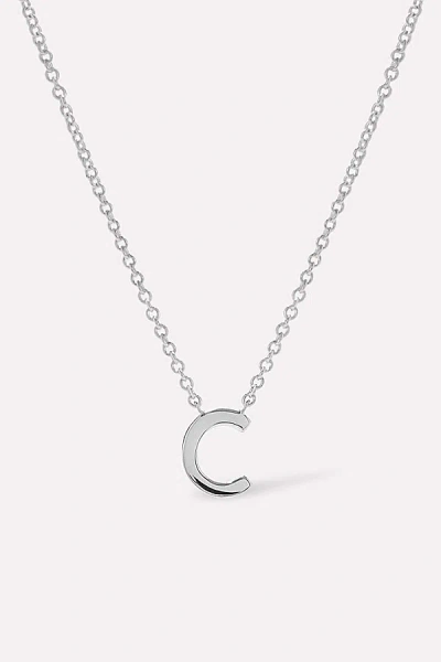 Ana Luisa Silver Letter Initial Necklace, Women's At Urban Outfitters