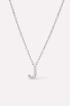 Ana Luisa Silver Letter Initial Necklace, Women's At Urban Outfitters