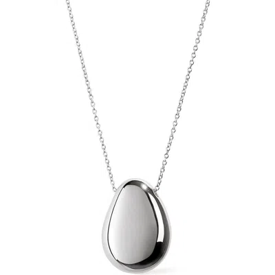 Ana Luisa Pebble Pendant Necklace In Metallic