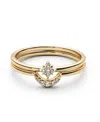Ana Luisa Moon And Star Rings In Gold