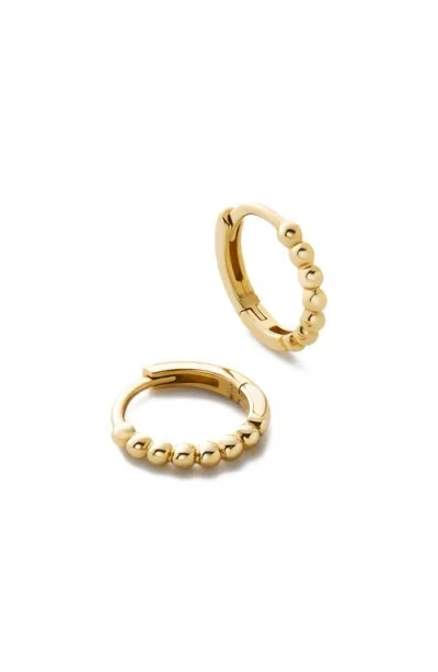 ANA LUISA ANA LUISA SMALL GOLD HOOP EARRINGS