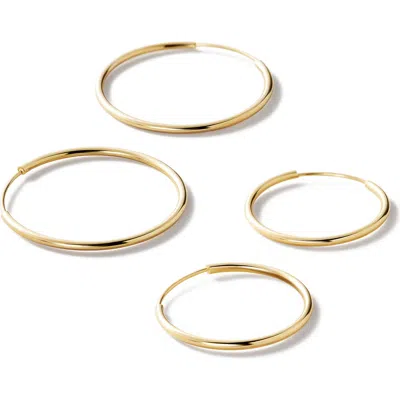 Ana Luisa Small Gold Hoop Earrings