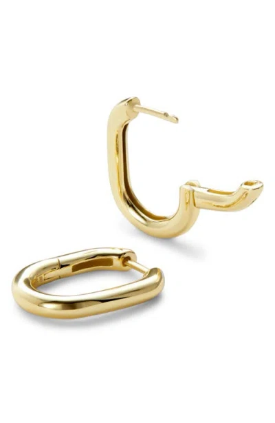 Ana Luisa Small Rox Oval Hoop Earrings