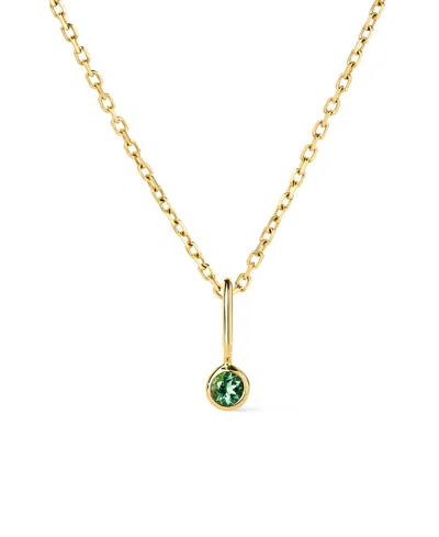 Ana Luisa Solid Gold - Birthstone Necklace In Green