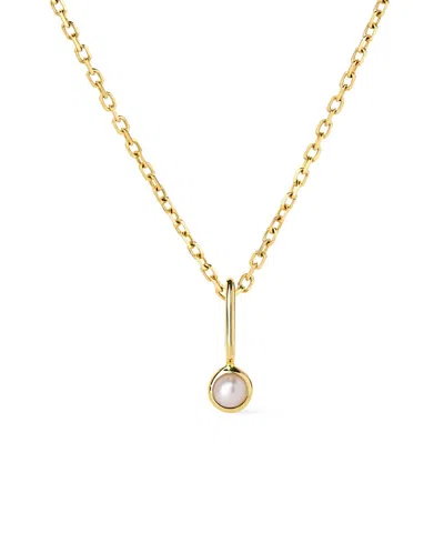 Ana Luisa Solid Gold - Birthstone Necklace In White