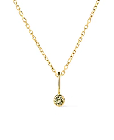 Ana Luisa Solid Gold - Birthstone Necklace In Green