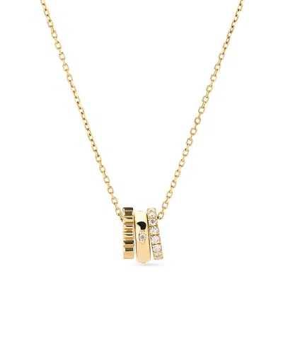 Ana Luisa Solid Gold & Diamond Zeno Charm Necklace