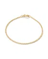 Ana Luisa Solid Gold Flat Mariner Chain Bracelet In Gold