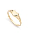 Ana Luisa Solid Gold Heart Signet Ring In Gold