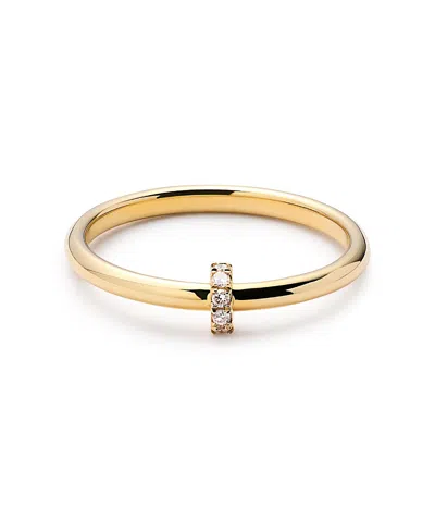 ANA LUISA SOLID GOLD LAB GROWN DIAMOND LINK RING