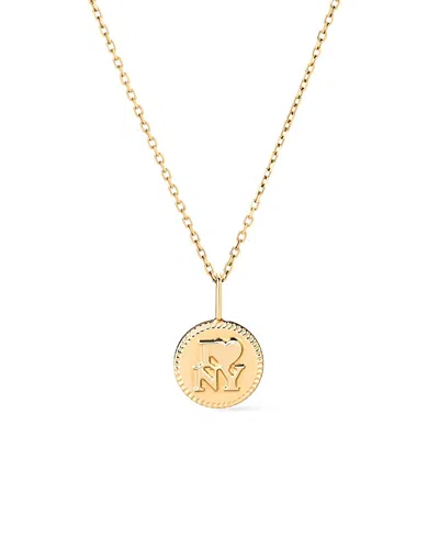 Ana Luisa Solid Gold Nyc Charm Necklace
