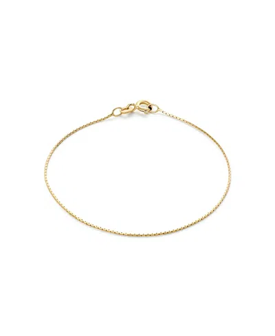 Ana Luisa Solid Gold Silk Chain Bracelet