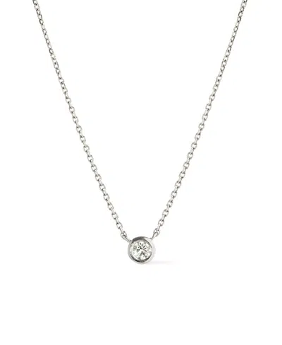 Ana Luisa Solid White Gold Lab Grown Diamond Necklace In Silver