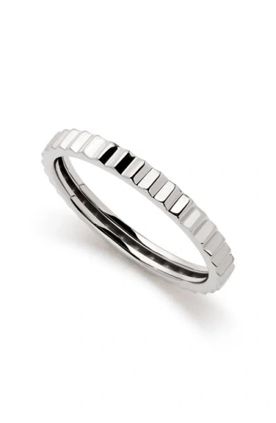Ana Luisa Solid White Gold In Silver