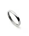 Ana Luisa Solid White Gold Slim Eclipse Ring In Neutral