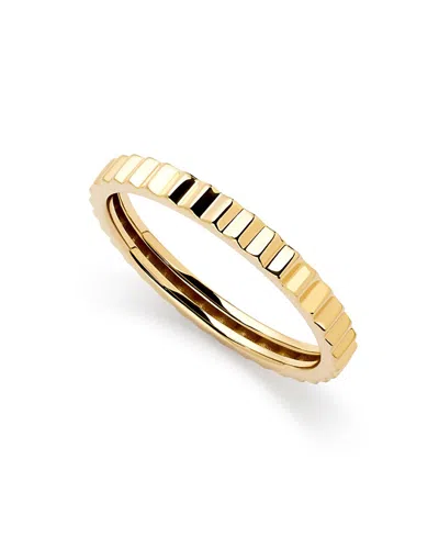 Ana Luisa Solid Yellow Gold - Slim Nova Ring