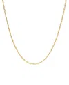 Ana Luisa Solid Yellow Gold Anchor Chain Necklace In Gold