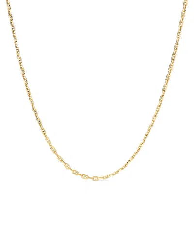 Ana Luisa Solid Yellow Gold Anchor Chain Necklace