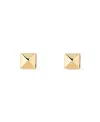 Ana Luisa Solid Yellow Gold Pyramid Studs In Gold