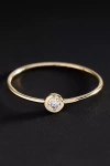 Ana Luisa Solid Yellow Gold Solo Diamond Stacking Ring In Gold