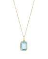 Ana Luisa Solid Yellow Gold Spritz Necklace In Multi