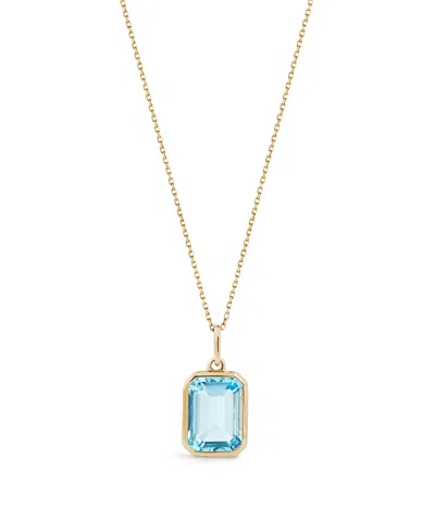 Ana Luisa Solid Yellow Gold Spritz Necklace In Multi