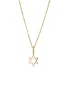 Ana Luisa Solid Yellow Gold Star Of David Necklace In Gold