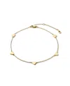 Ana Luisa Stainless Steel Wylie Gold Anklet In Gold