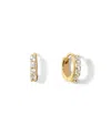 Ana Luisa Suzanne Cubic Zirconia Huggie Hoop Earrings In Gold
