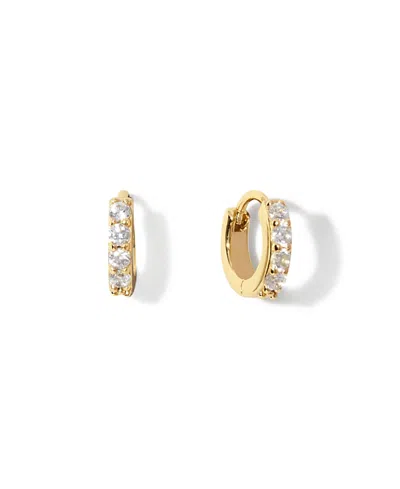 Ana Luisa Suzanne Huggie Hoop Earrings In Gold