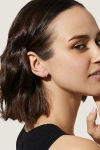 Ana Luisa Suzanne Huggie Hoop Earrings In Silver, Women's At Urban Outfitters