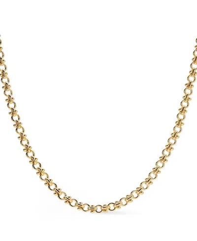 Ana Luisa Thick Gold Chain Necklace In Red