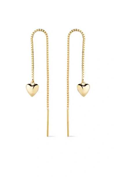 Ana Luisa Threader Earrings In Gold