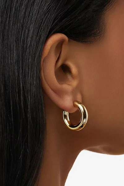 Ana Luisa Tia Mini Hoop Earrings In Gold, Women's At Urban Outfitters
