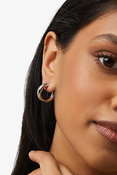 Ana Luisa Tia Mini Hoop Earrings In Silver, Women's At Urban Outfitters