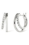 Ana Luisa Toda Double Hoop Earrings In Metallic